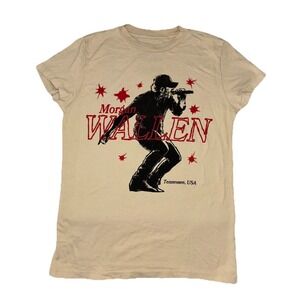 Morgan Wallen Baby Tee Women's S Sand I'm The Problem Tour‎ Merch NEW *spots
